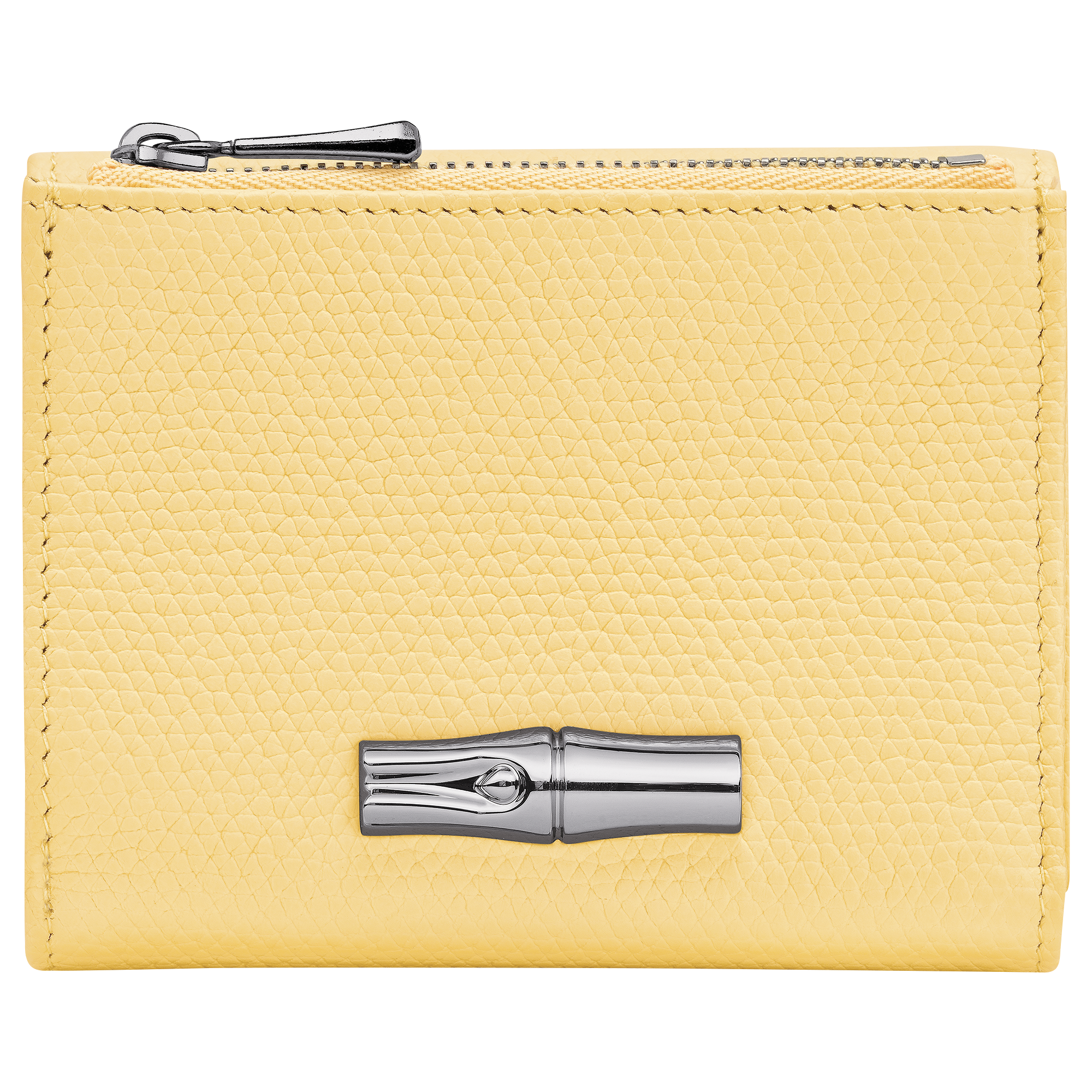Compact wallet, Yellow Chick - View 1 of
2 - zoom in Le Roseau Compact wallet, Yellow Chick