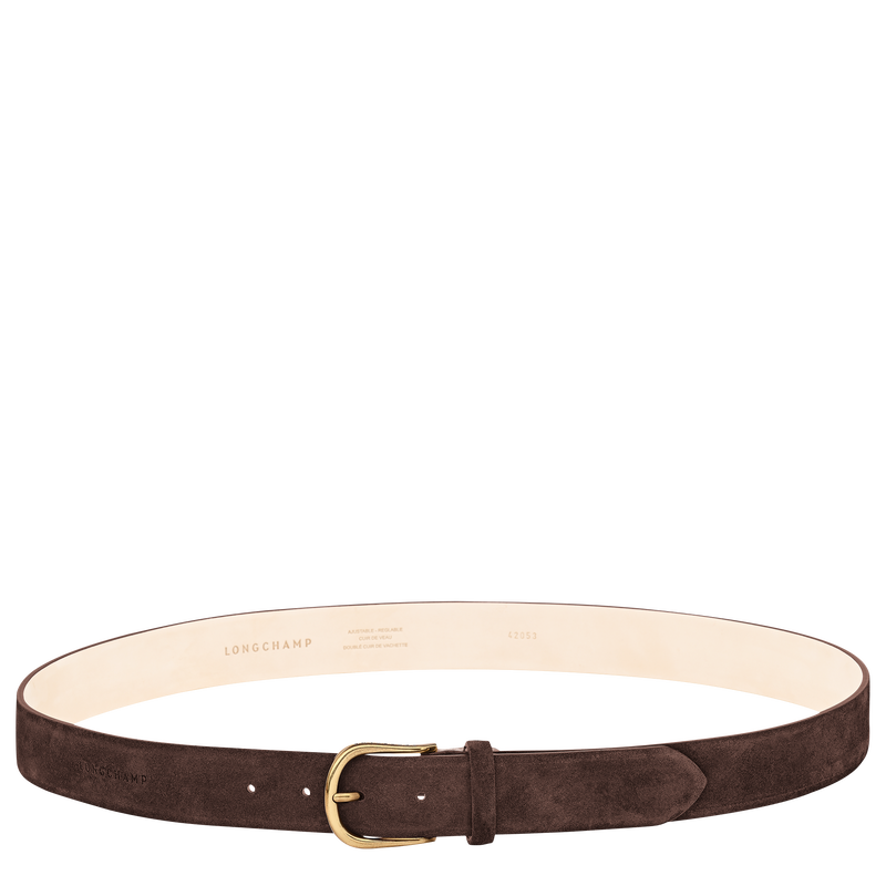 French Charm Men's belt , Mocha - Leather  - View 1 of  2