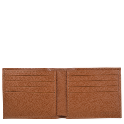 Le Foulonné Wallet , Caramel - Leather