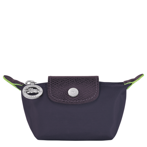 Le Pliage Green Coin purse , Bilberry - Recycled canvas - View 1 of  3