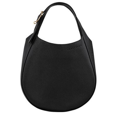 Le Foulonné S Handbag , Black - Leather