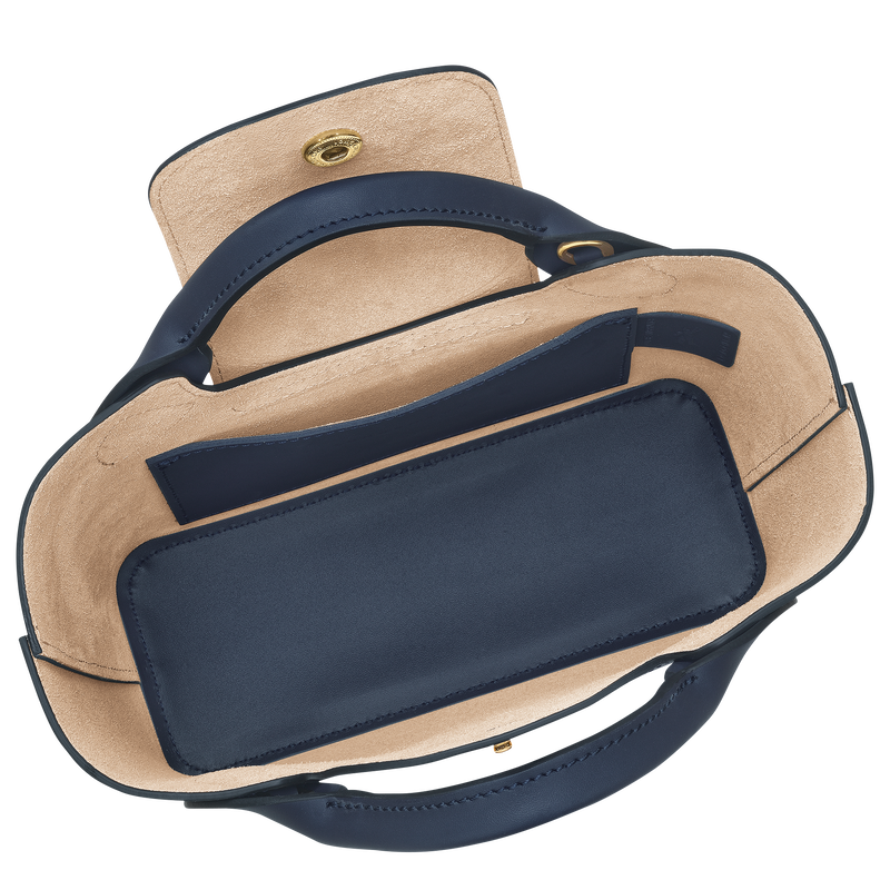 &Eacute;pure XS Tote bag , Navy - Leather  - View 5 of  6