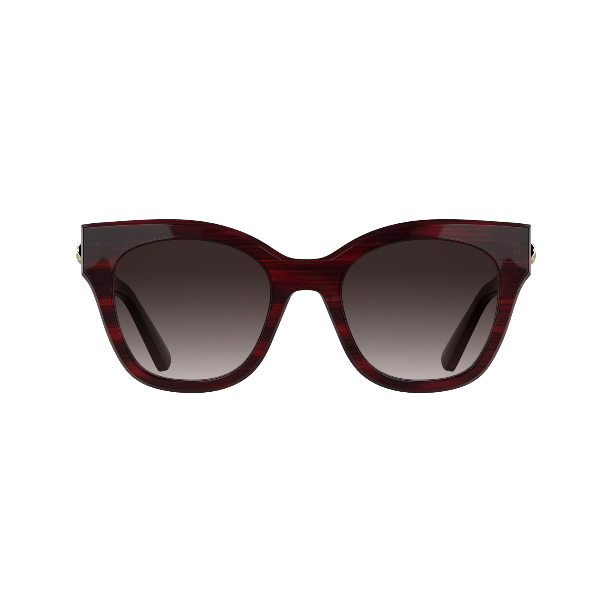 null Sunglasses, Striped Bordeaux