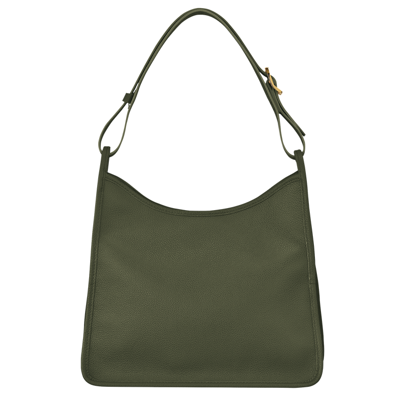 Le Foulonné M Hobo bag , Khaki - Leather  - View 4 of  4
