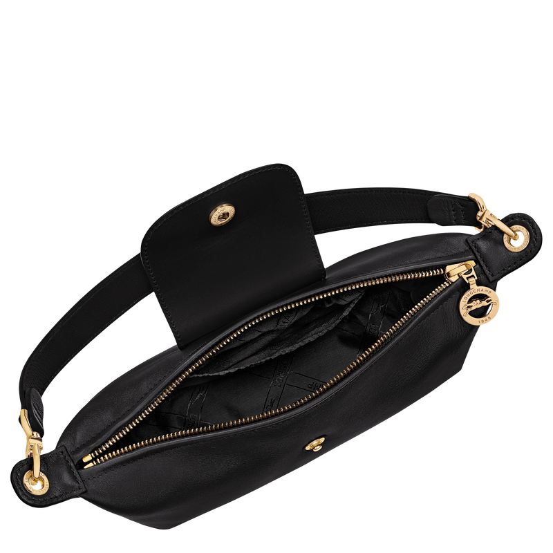 Le Pliage Xtra S Shoulder bag , Black - Leather  - View 5 of  6