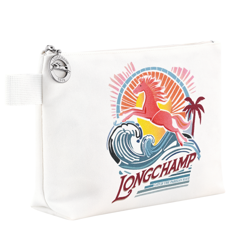 Le Pliage Collection Pouch , Rainbow - Canvas  - View 3 of  4