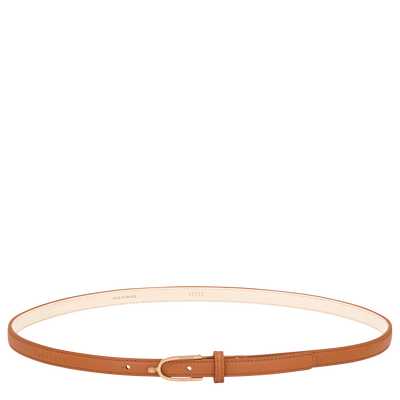 Le Foulonn&eacute; Ladies' belt , Amber - Leather