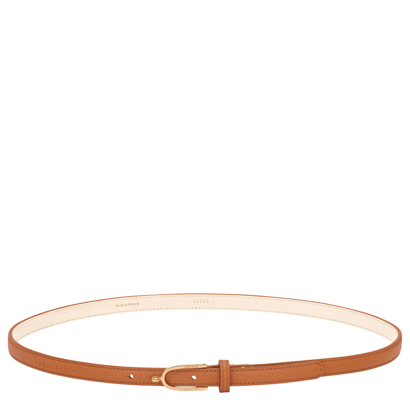 Le Foulonn&eacute; Ladies' belt , Amber - Leather  - View 1 of  3