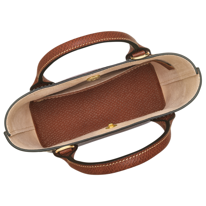 Épure XS Tote bag , Brown - Leather  - View 5 of  6