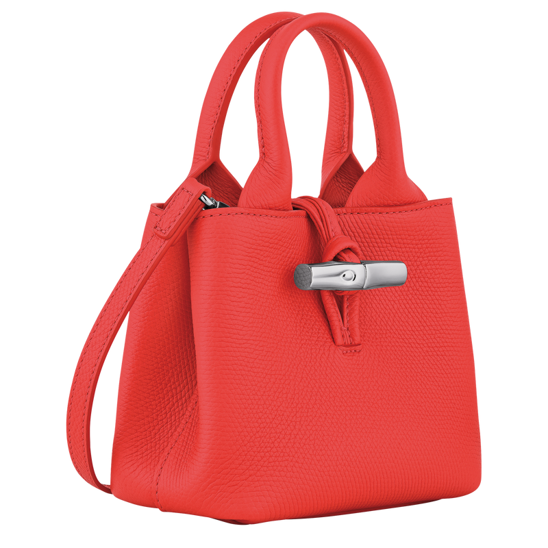Le Roseau XS Handbag , Vermilion - Leather  - View 3 of  7