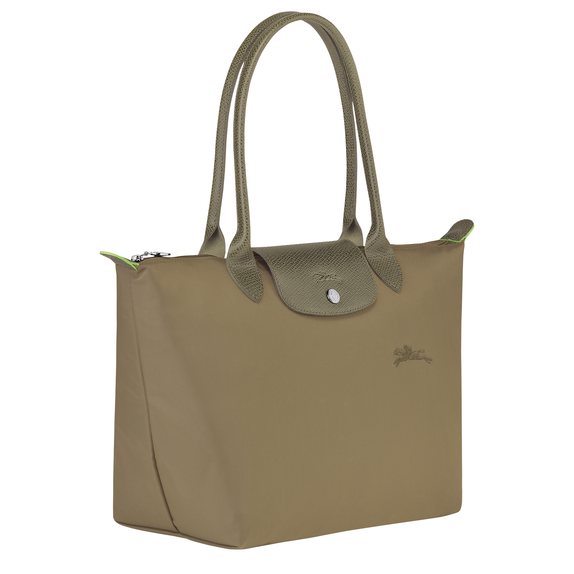 Tote bag M, Artichoke - View 2 of 
        6 - zoom in Le Pliage Green Tote bag M, Artichoke
