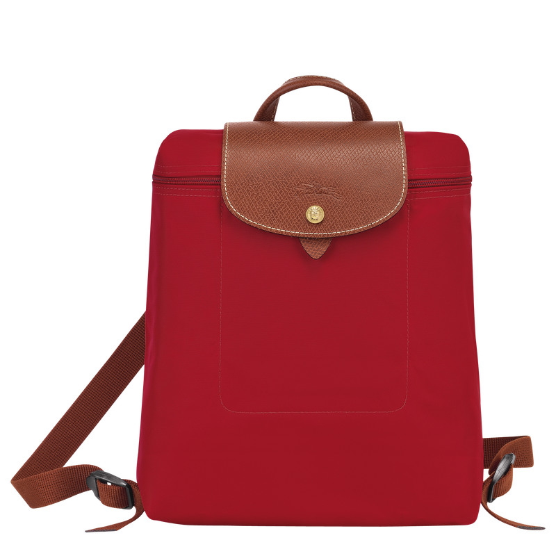 Longchamp le online pliage backpack red