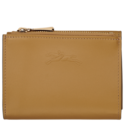 Épure Compact wallet , Nutmeg - Leather