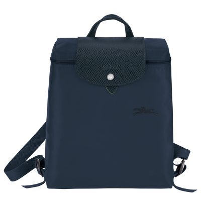 Le Pliage Green M Backpack , Navy - Recycled canvas
