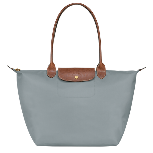 Le Pliage Original L Tote bag , Steel - Recycled canvas - View 1 of  7