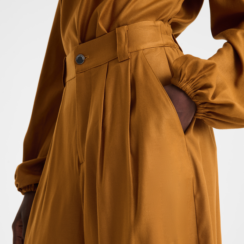 Shorts , Caramel - Viscose twill  - View 4 of  5