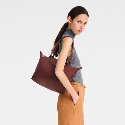 Le Pliage One Tote bag M, Burgundy