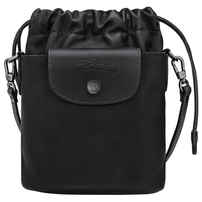 Le Pliage Xtra Bucket bag , Black - Leather
