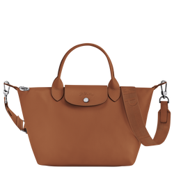 Le Pliage Xtra S Handbag , Cognac - Leather