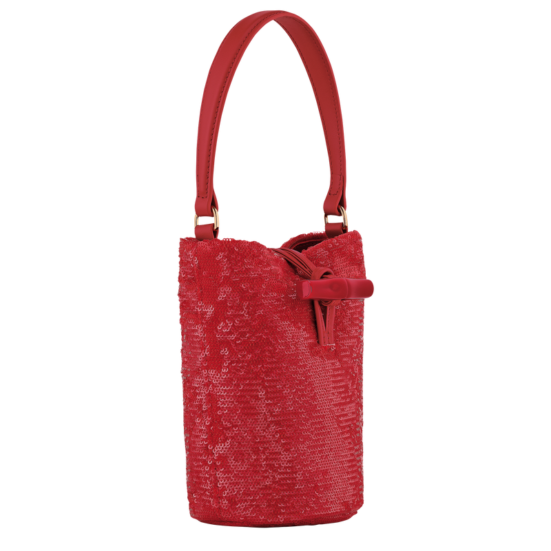 Le Roseau XS Handbag , Red - Canvas  - View 3 of  4