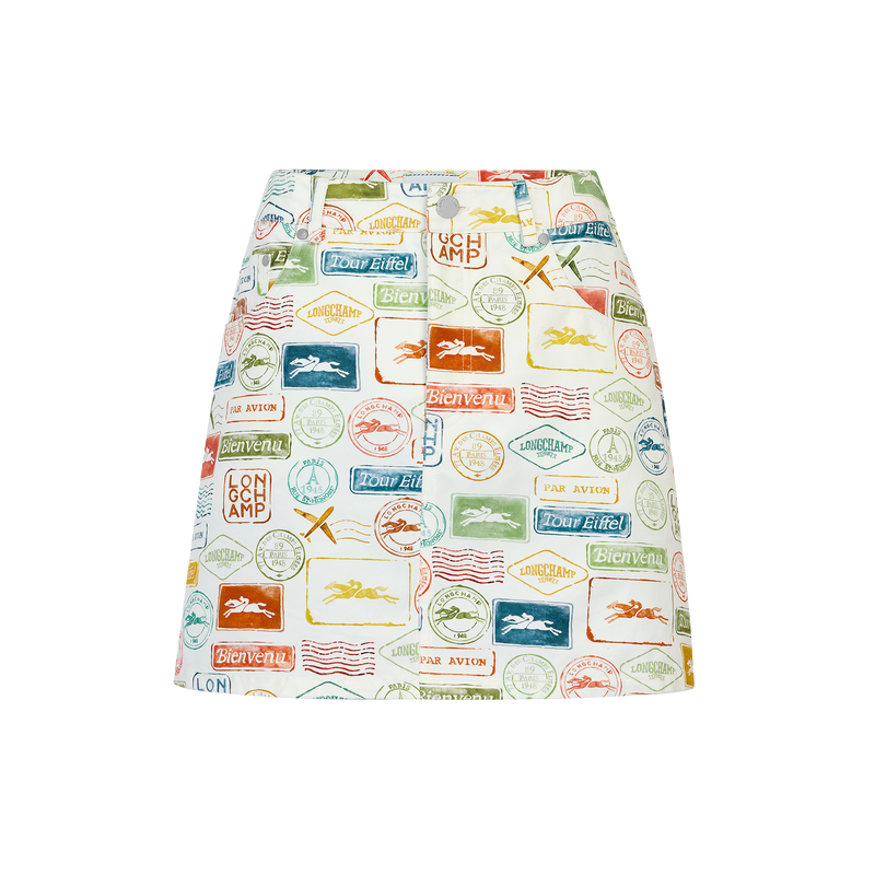 Skirt , Lichen - Printed canvas  - View 1 of  4