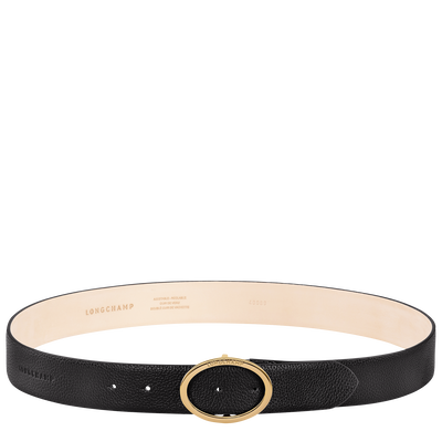 Le Foulonné Ladies' belt , Black - Leather