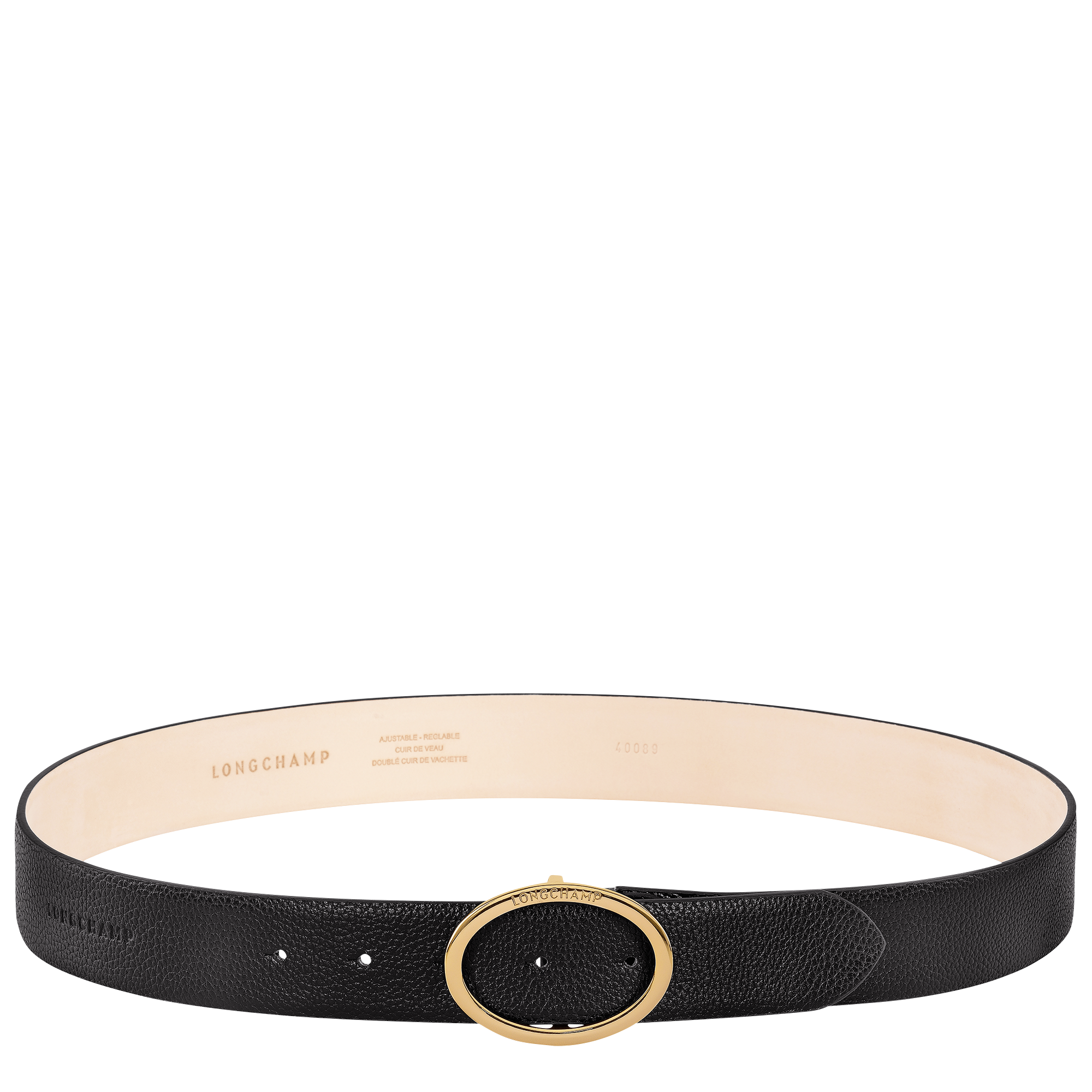 Ladies' belt, Black - View 1 of 
        3 - zoom in Le Foulonné Ladies' belt, Black