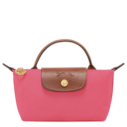 Le Pliage Original Pouch with handle , Grenadine - Recycled canvas