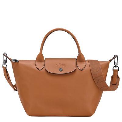 Le Pliage Xtra S Handbag , Cashew - Leather
