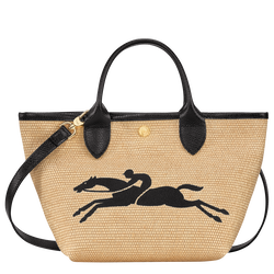 Le Panier Pliage S Basket bag , Black - Canvas