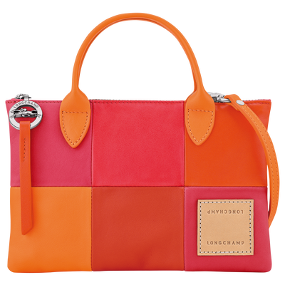 Re-play XS Handbag , Carrot - Leather