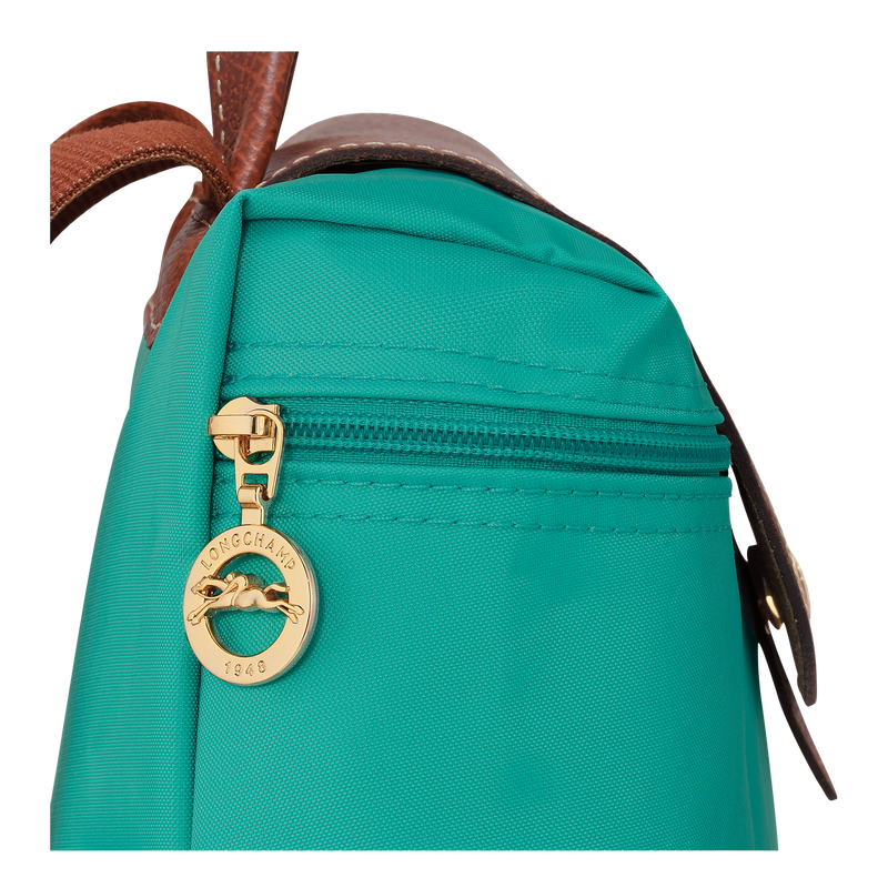 Le Pliage Original M Backpack , Turquoise - Recycled canvas  - View 4 of  5