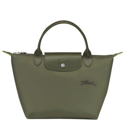 Le Pliage Green S Handbag , Forest - Recycled canvas