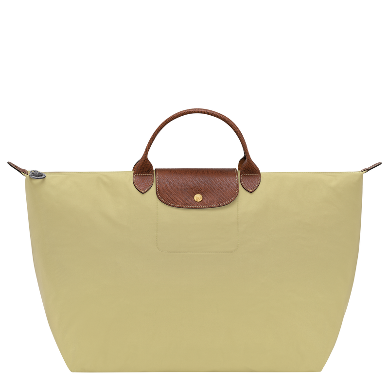 Le Pliage Original L Travel bag , Pistachio - Recycled canvas  - View 1 of  7
