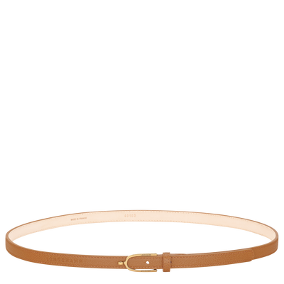 Le Foulonn&eacute; Ladies' belt , Pecan - Leather