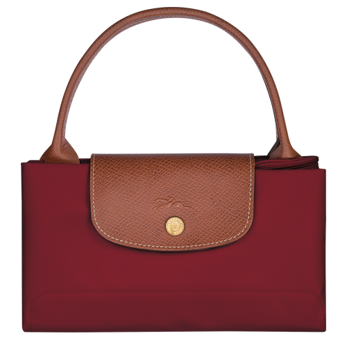 Le Pliage Original M Handbag , Red - Recycled canvas - View 5 of  5