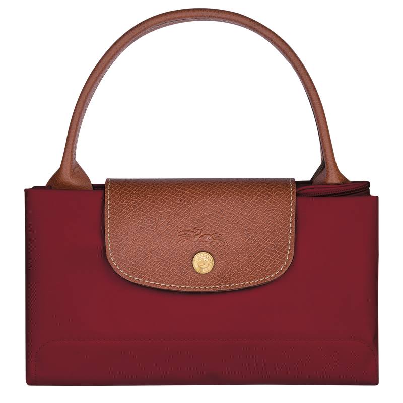 Le Pliage Original M Handbag , Red - Recycled canvas  - View 5 of  5