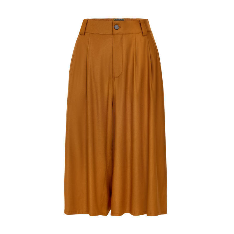 Shorts , Caramel - Viscose twill  - View 1 of  5