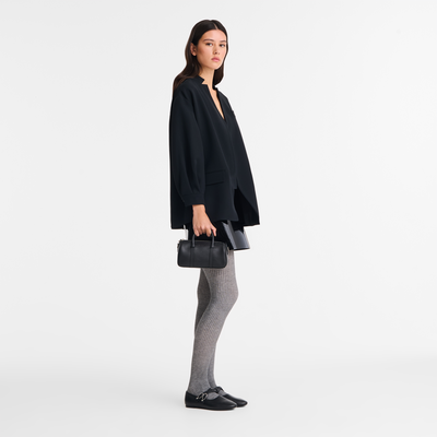 Daylong S Handbag , Black - Leather