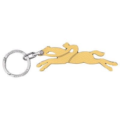 Le Pliage Original Key ring , Yellow Chick - Leather