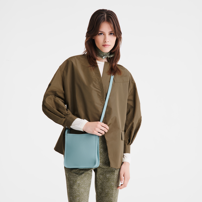 Le Foulonné S Crossbody bag , Eucalyptus - Leather