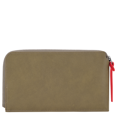 Longchamp Pocket Pouch , Olive - Leather