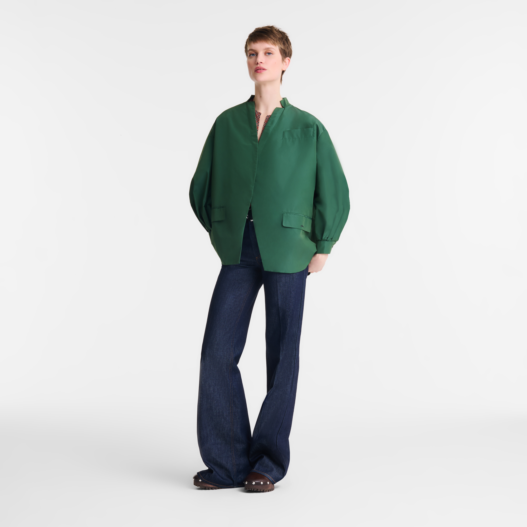 Kimono jacket, British Green - View 2 of
4 - zoom in null Kimono jacket, British Green
