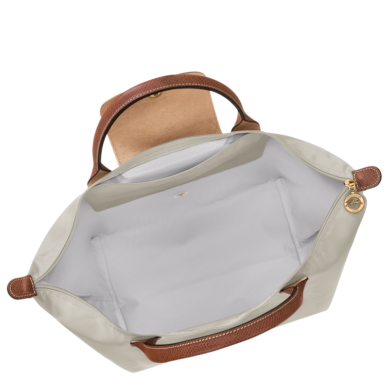 Le Pliage Original M Handbag , Pebble - Recycled canvas  - View 4 of  6