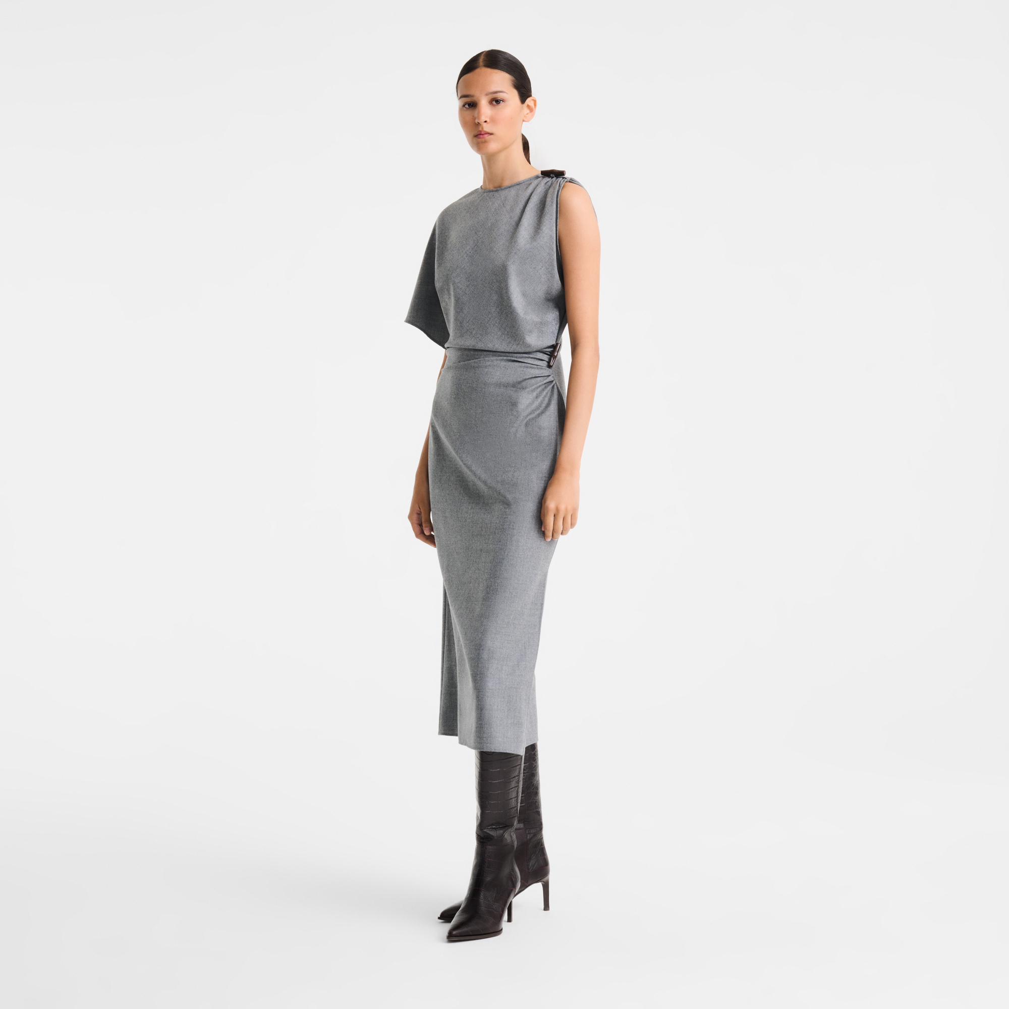 null Dress, Grey