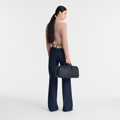 Daylong L Handbag , Black - Leather