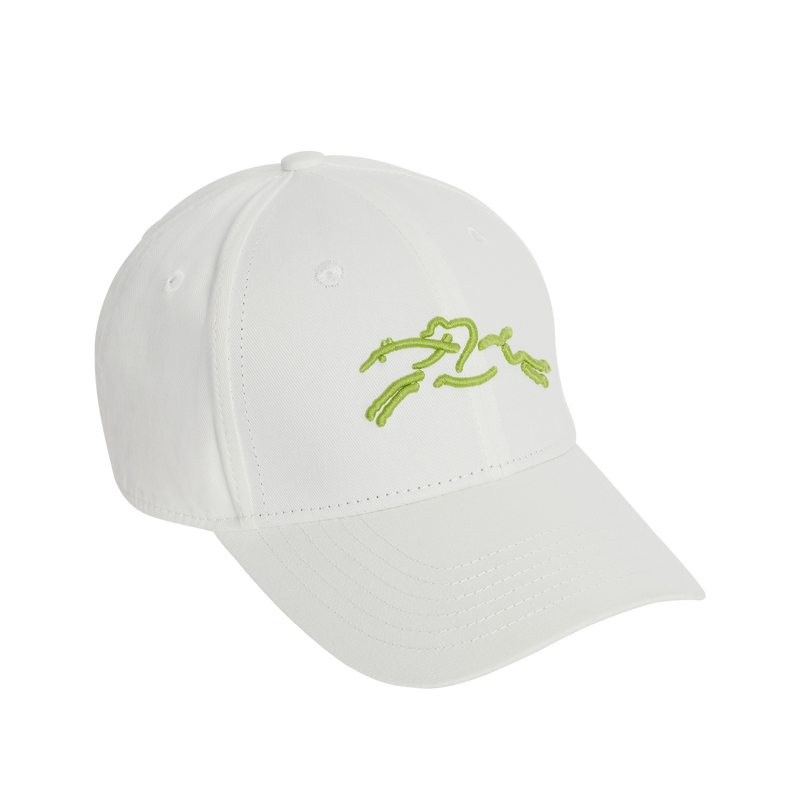 Solid cap , White - Organic cotton  - View 1 of  3