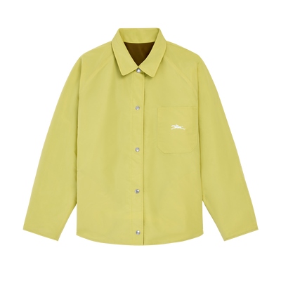 Padded blouson , Olive/Lime - Techno taffeta