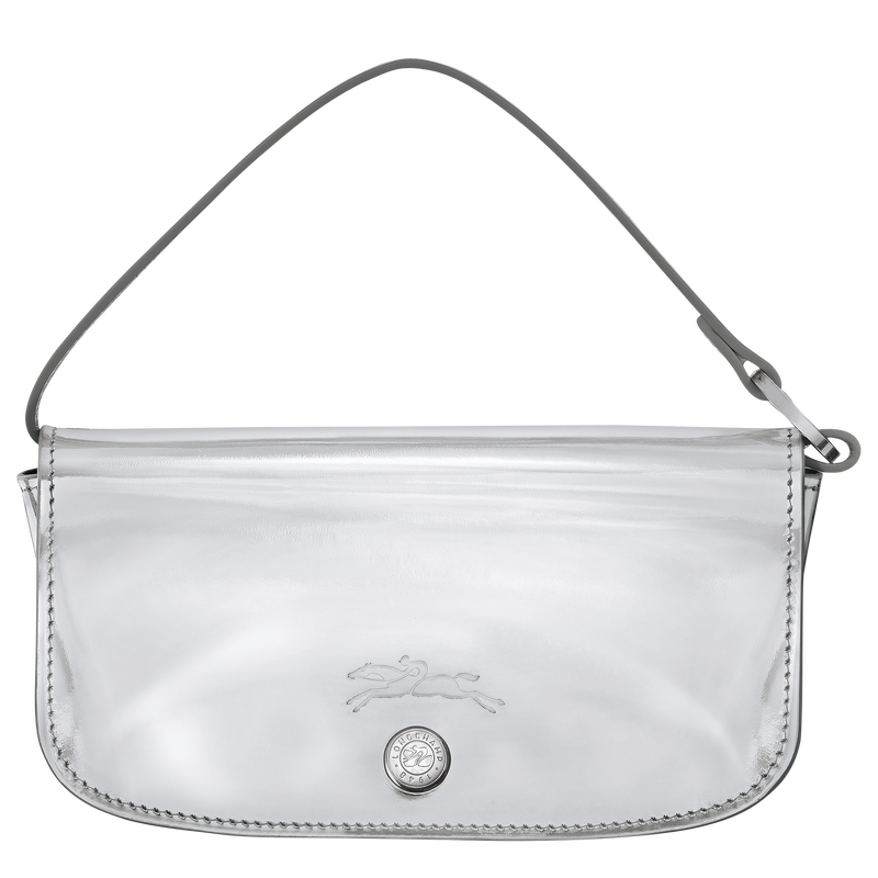 Le Roseau Eyewear case , Silver - Leather  - View 1 of  3