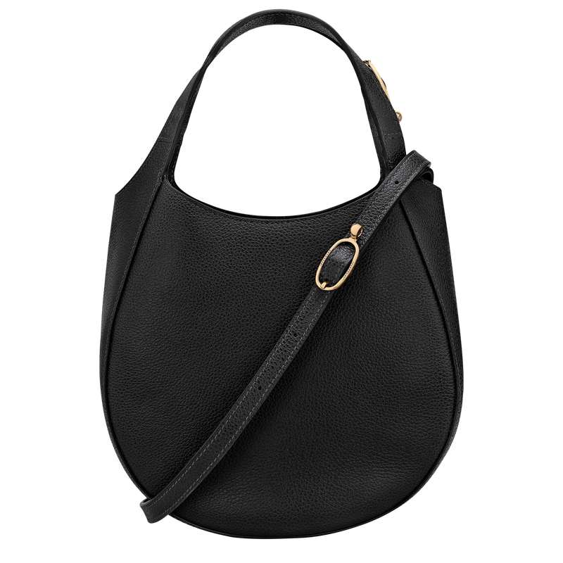 Le Foulonn&eacute; S Handbag , Black - Leather  - View 4 of  7